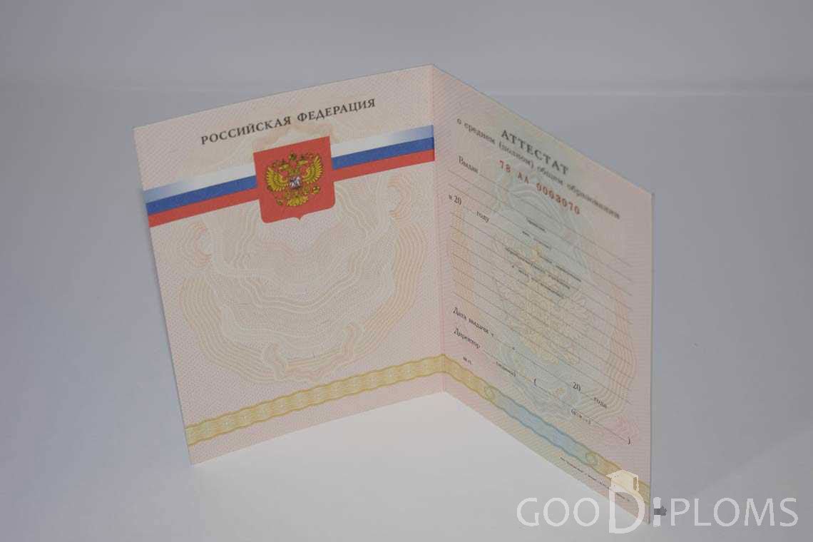 Аттестат За 11 Класс период выдачи 2008-2009 -  Днепропетровск