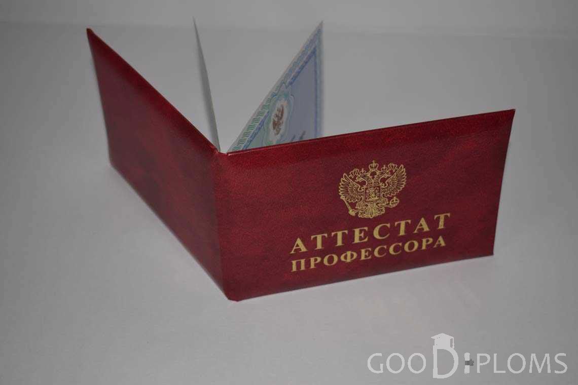 Аттестат Профессора - Обратная Сторона период выдачи 2015-2020 -  Днепропетровск