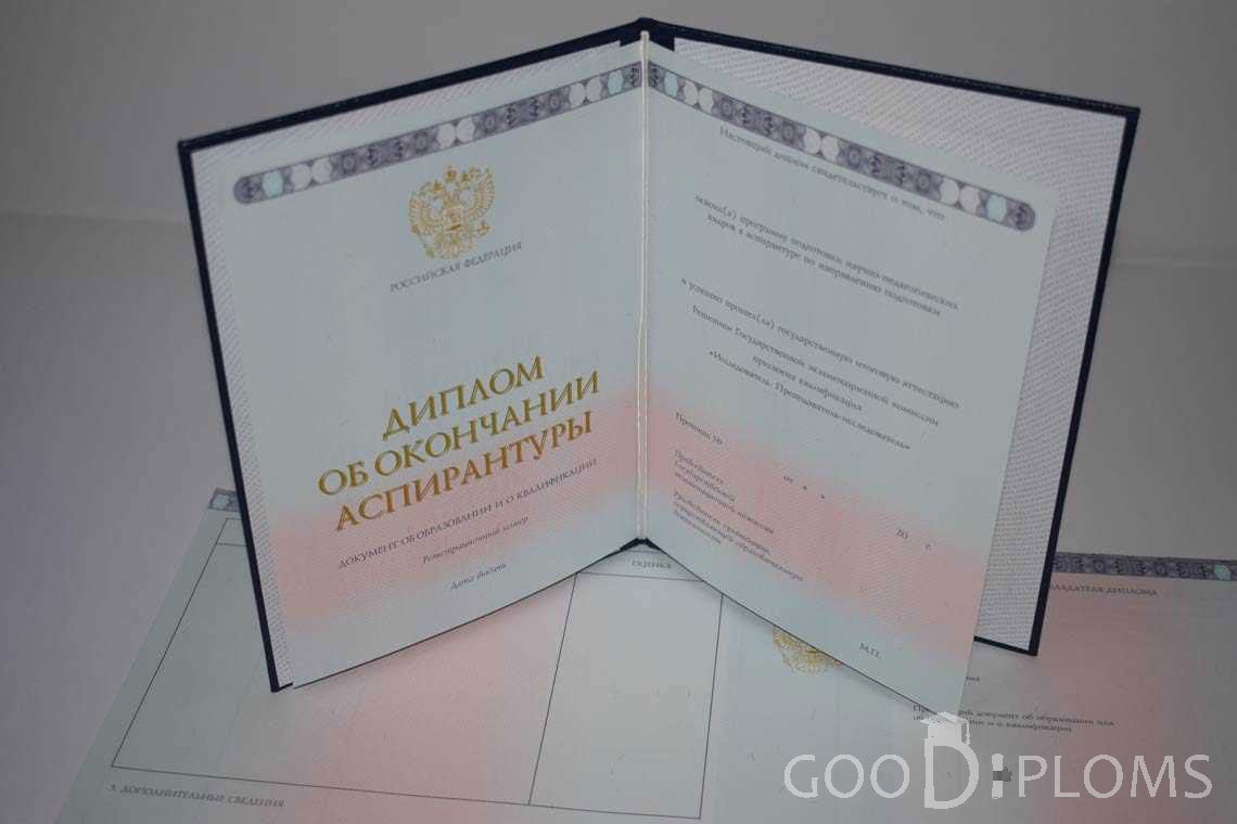 Диплом Аспирантуры период выдачи 2014-2020 -  Днепропетровск