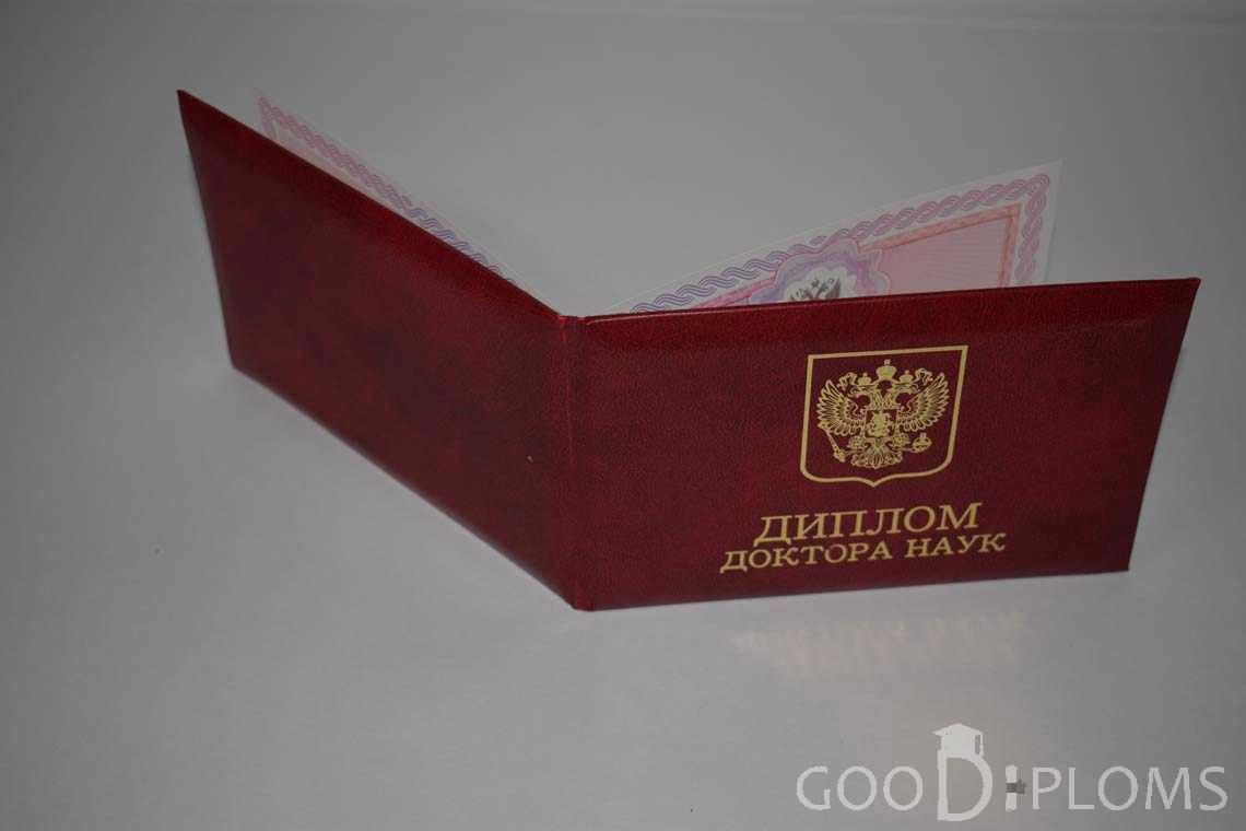 Диплом Доктора Наук - Обратная Сторона период выдачи 2013-2020-  Днепропетровск