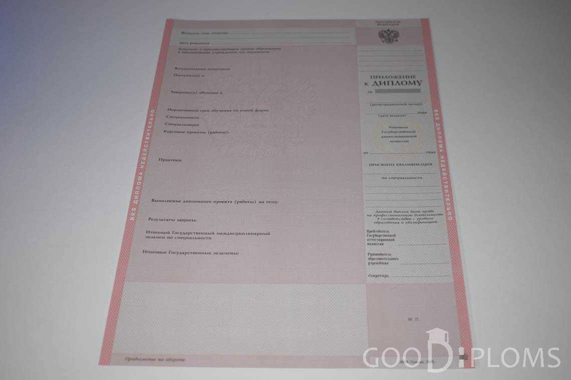 Приложение к Диплому Техникума с Отличием  в период c 2003 по 2007 год - Днепропетровск